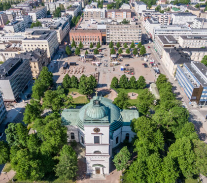 Hämeenlinna torimaisemaa.